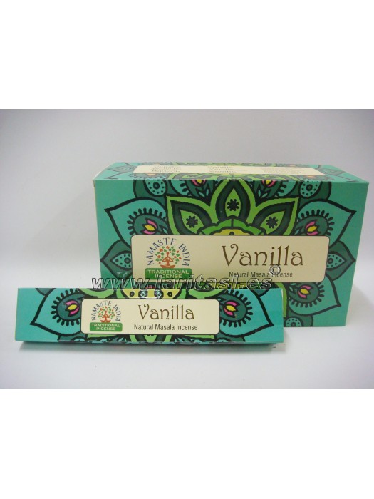 Incenso Namaste India Vanilla (baunilha)15gr (12x15gr)